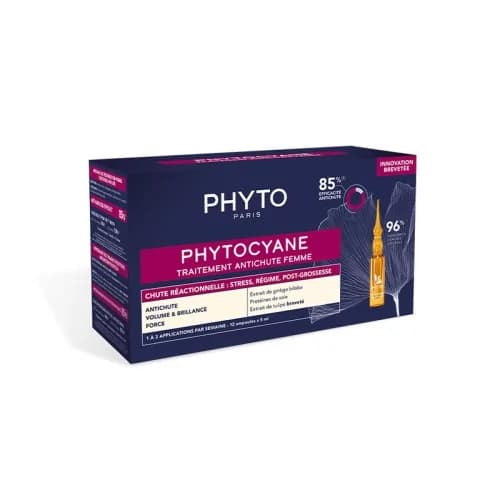 Phyto Phytocyane Traitement Anti Chute Reactionnelle Femme 12X5 ml
