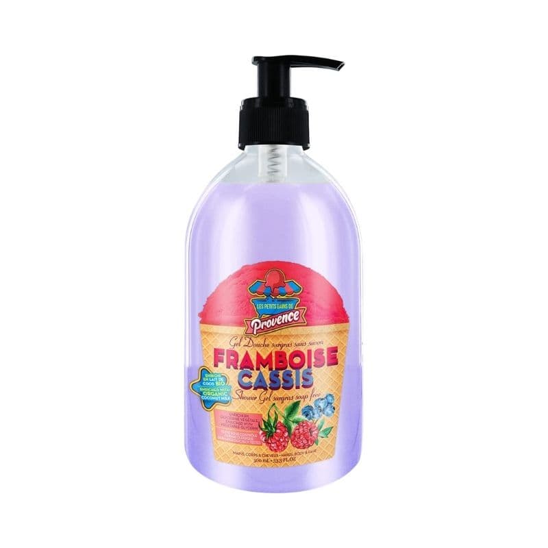 Bain De Provence Gel Douche Framboise Cassis 500ml
