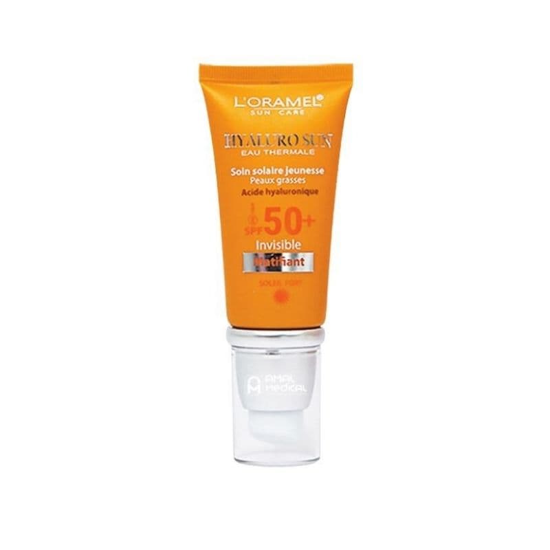 L’Oramel Hyaluro Sun Ecran Spf50+ Invisible Mat (Peau Grasse) 50ml