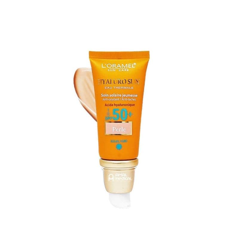 L’Oramel Hyaluro Sun Ecran Spf50+ Teinte Perle 50ml