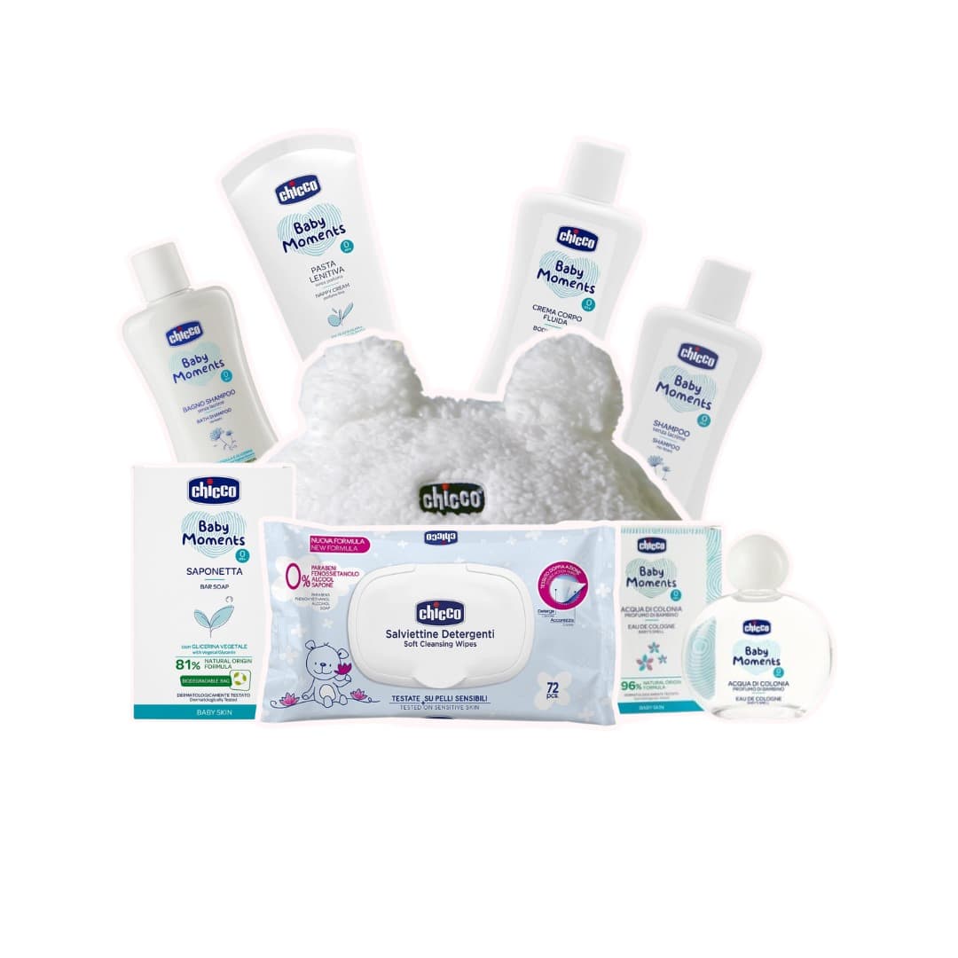 Chicco Trousseau Blanc Baby Moment 7 Articles