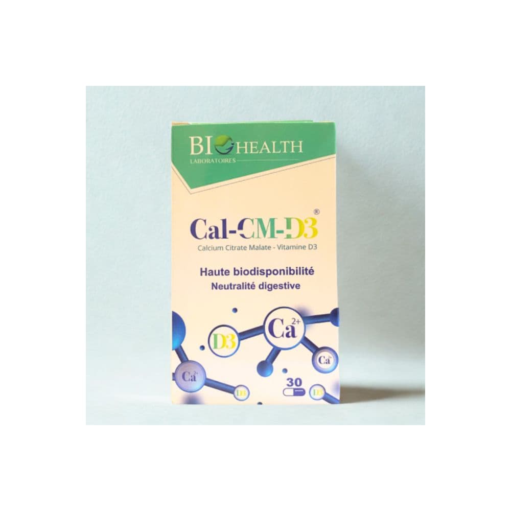 Biohealth Cal-Cm D3 30 Gélules