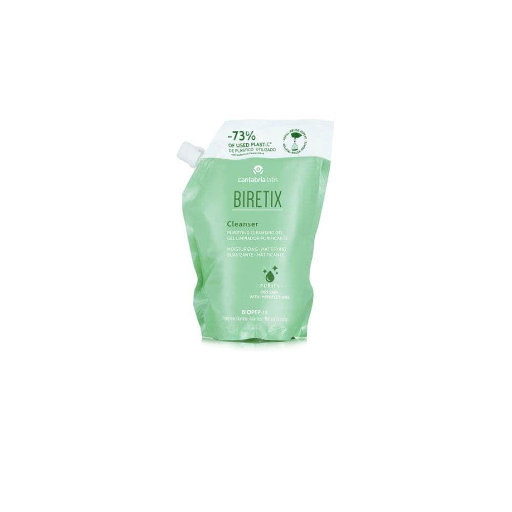 Biretix Gel Nettoyant Purifiant Recharge 400 ml