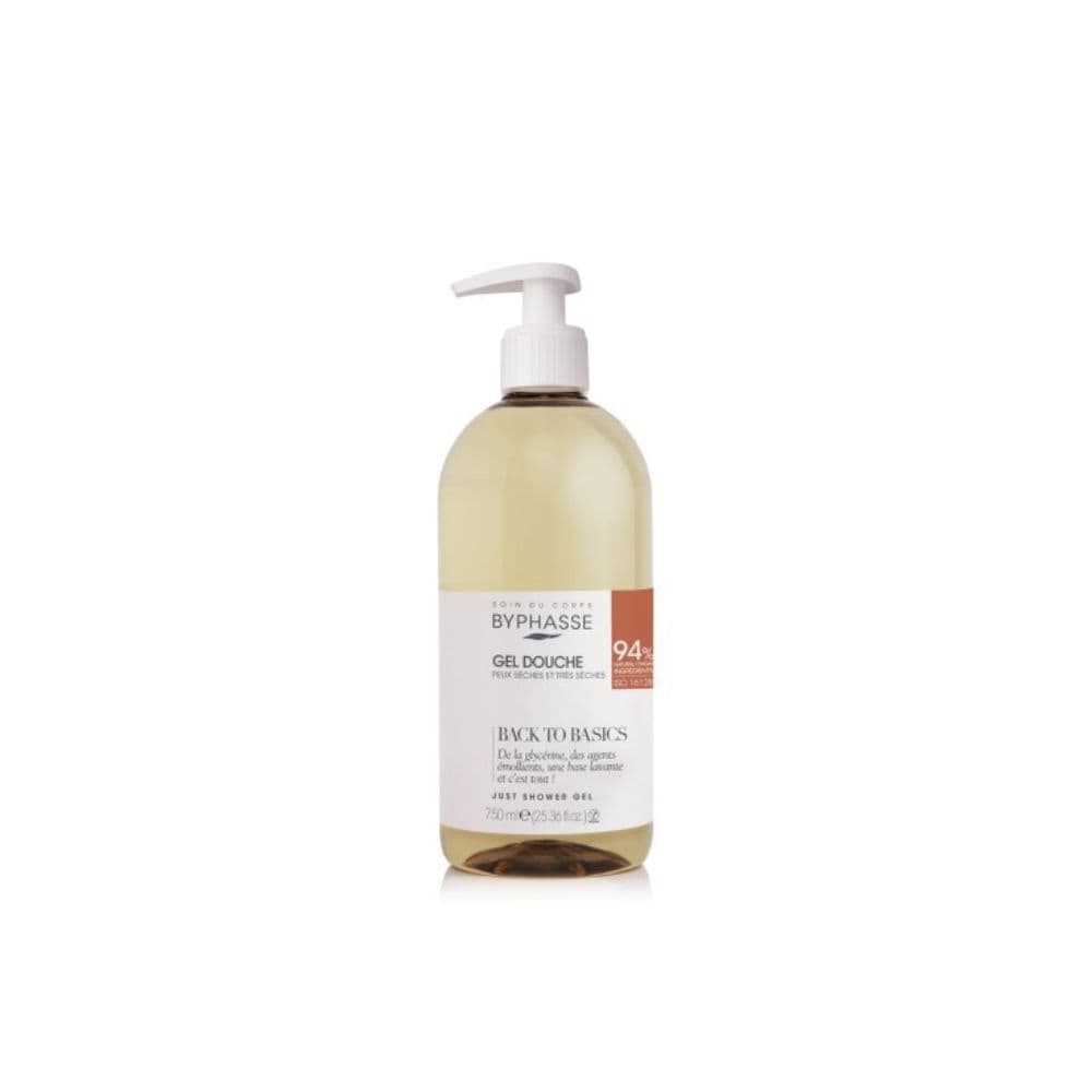 Byphasse Back To Basics Gel Douche Peaux Seches Et Tres Seches 750ml