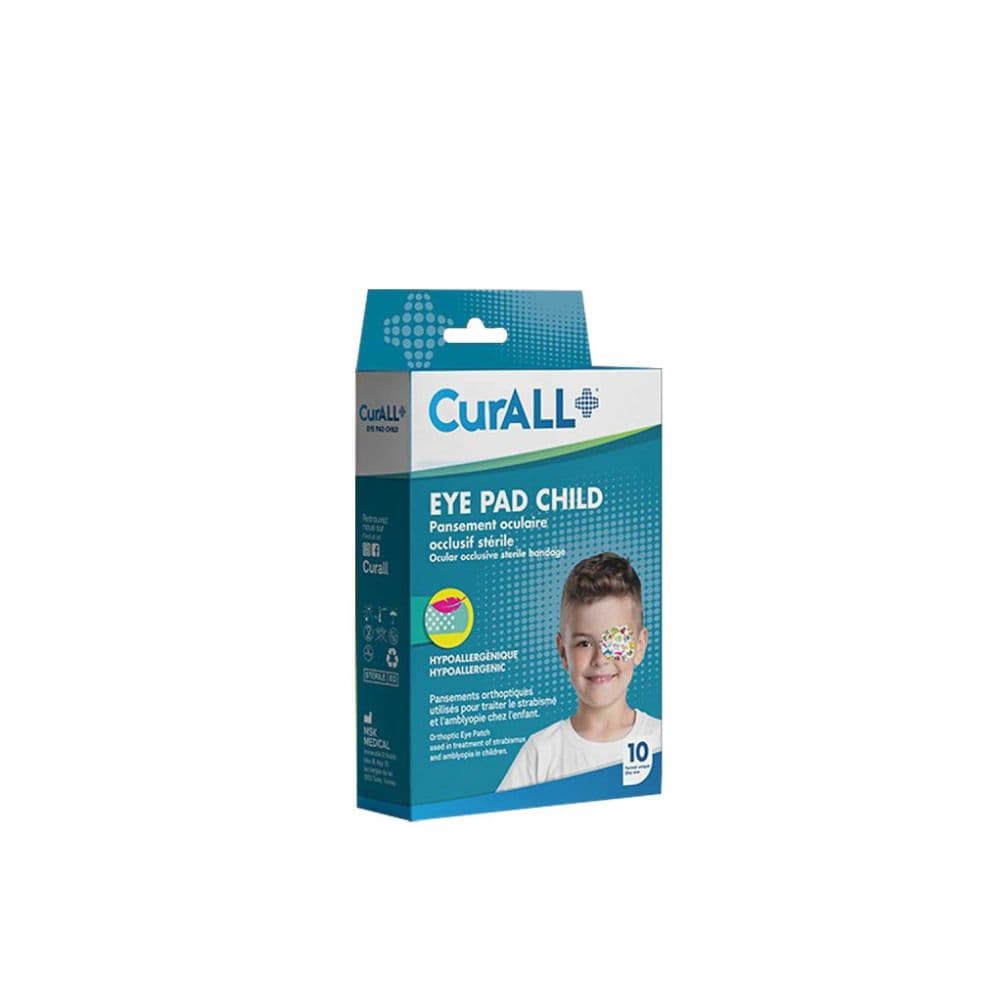 Curall – Eye Pad Child – Pansement Oculaire Pour Enfants – Medium – Boite De 10