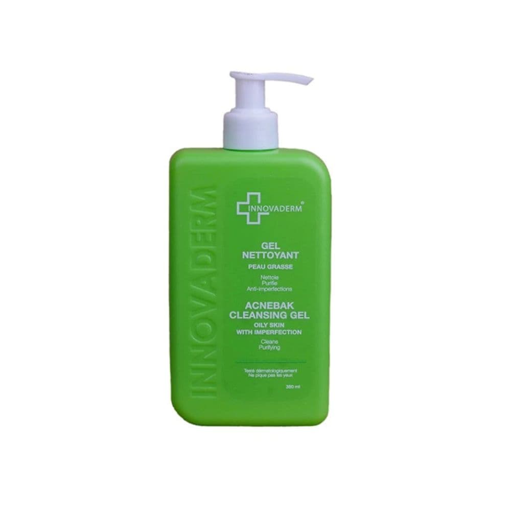 Innovaderm Gel Nettoyant Acnebak Pg 380ml