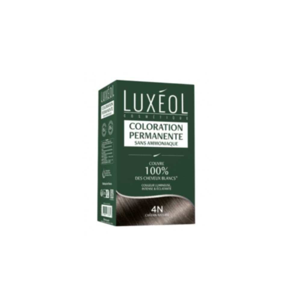 Luxéol Coloration Permanente 4N – Châtain Naturel