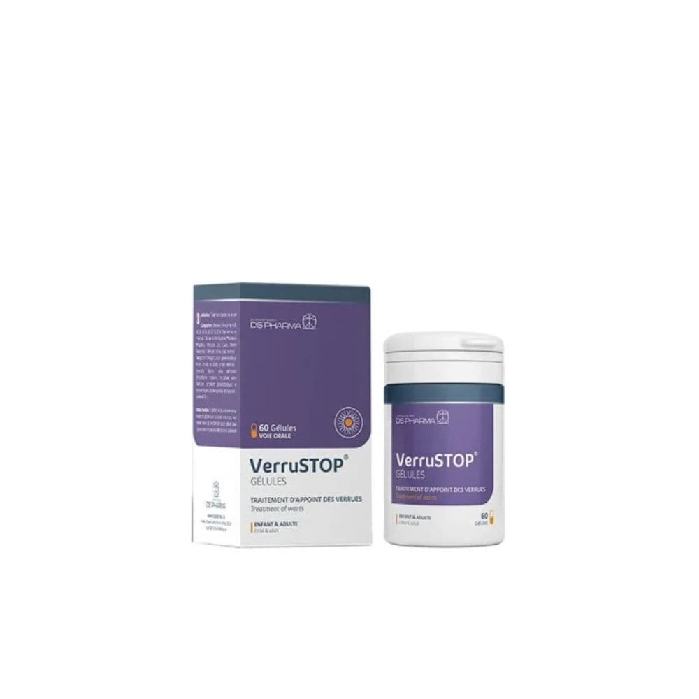 Verrustop Traitement D’Appoint Des Verrues 60 Gelules