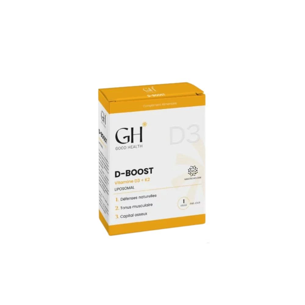 Good Health D-Boost Vitamine D3+K2 30 Gelules