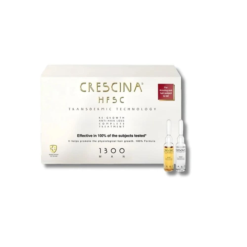 Crescina Ttt Complet (Anti Chute+Repousse) 1300 Homme 10 +10 Ampoules