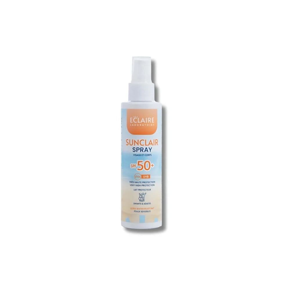 Eclaire Sunclair – Spray Solaire Visage Et Corps Spf 50+ Enfant Et Adulte 150ml