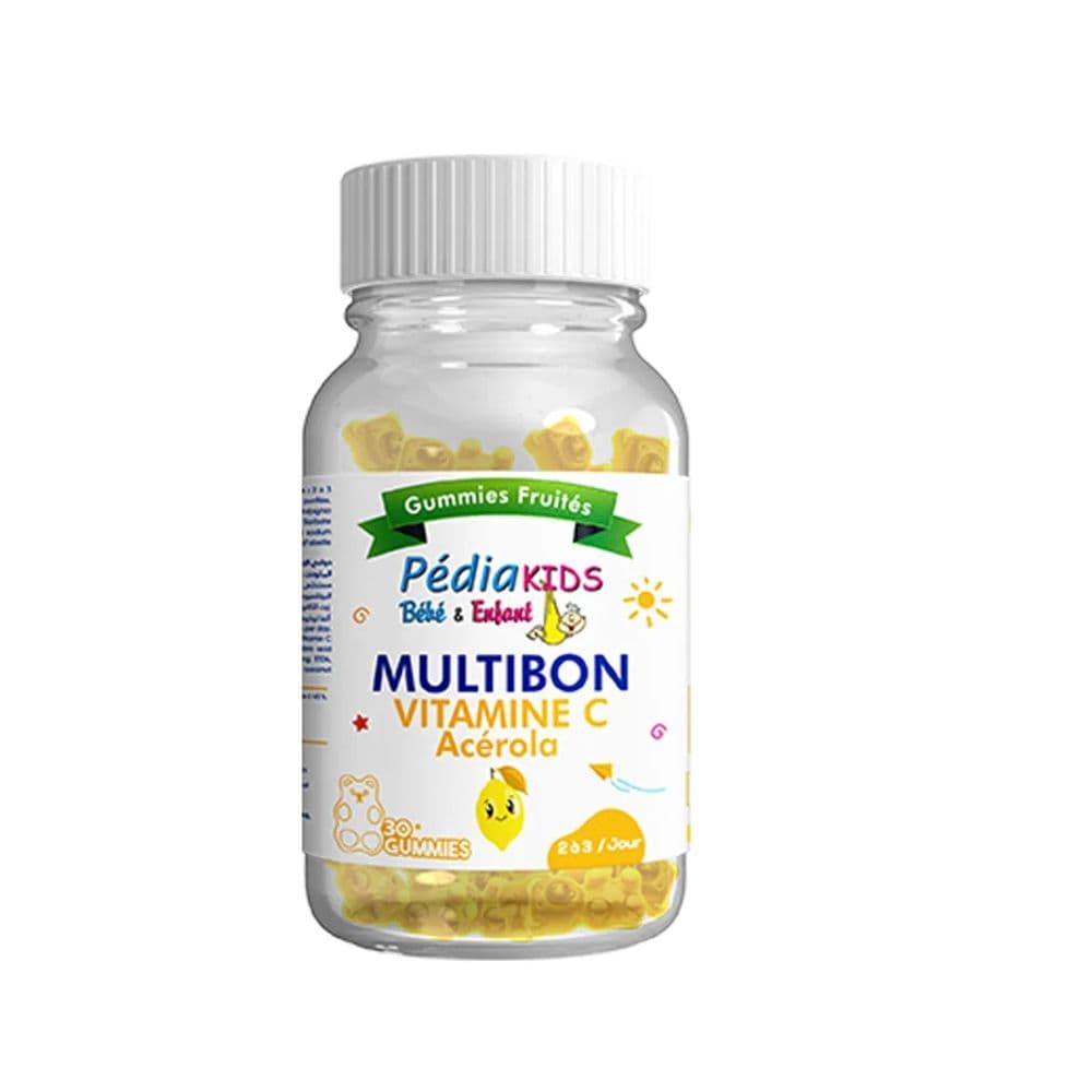 Pédiakids Multibon Vitamine C Acérola 30 Gummies