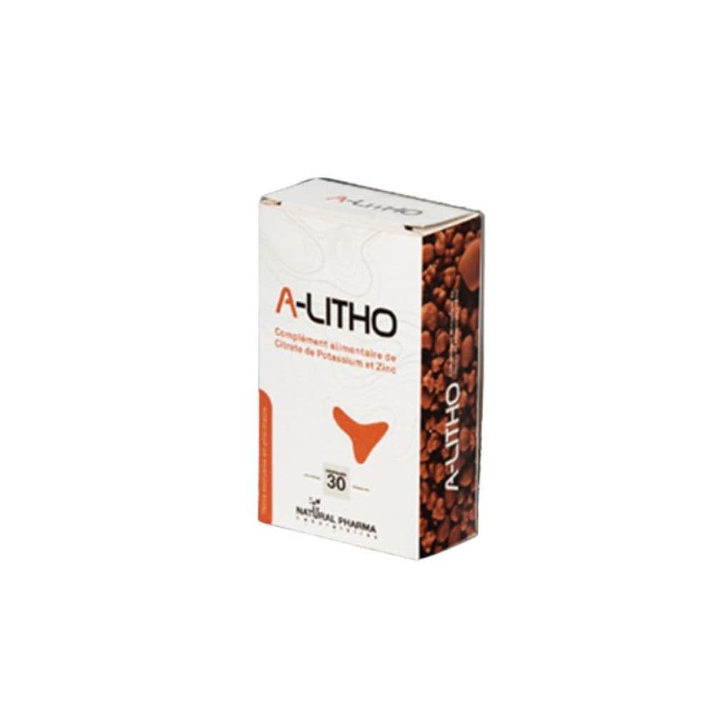A-LITHO CITRATE DE POTASSIUM ET ZINC 30 COMPRIMES