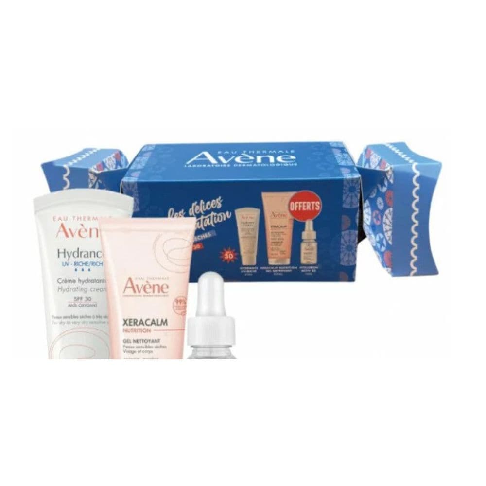 AVENE COFFRET (HYD UV RICH 40ML + XERACALM GEL NETT 100ML+ SERUM HYALURON ACTIV B3 10ML OFFERTS)