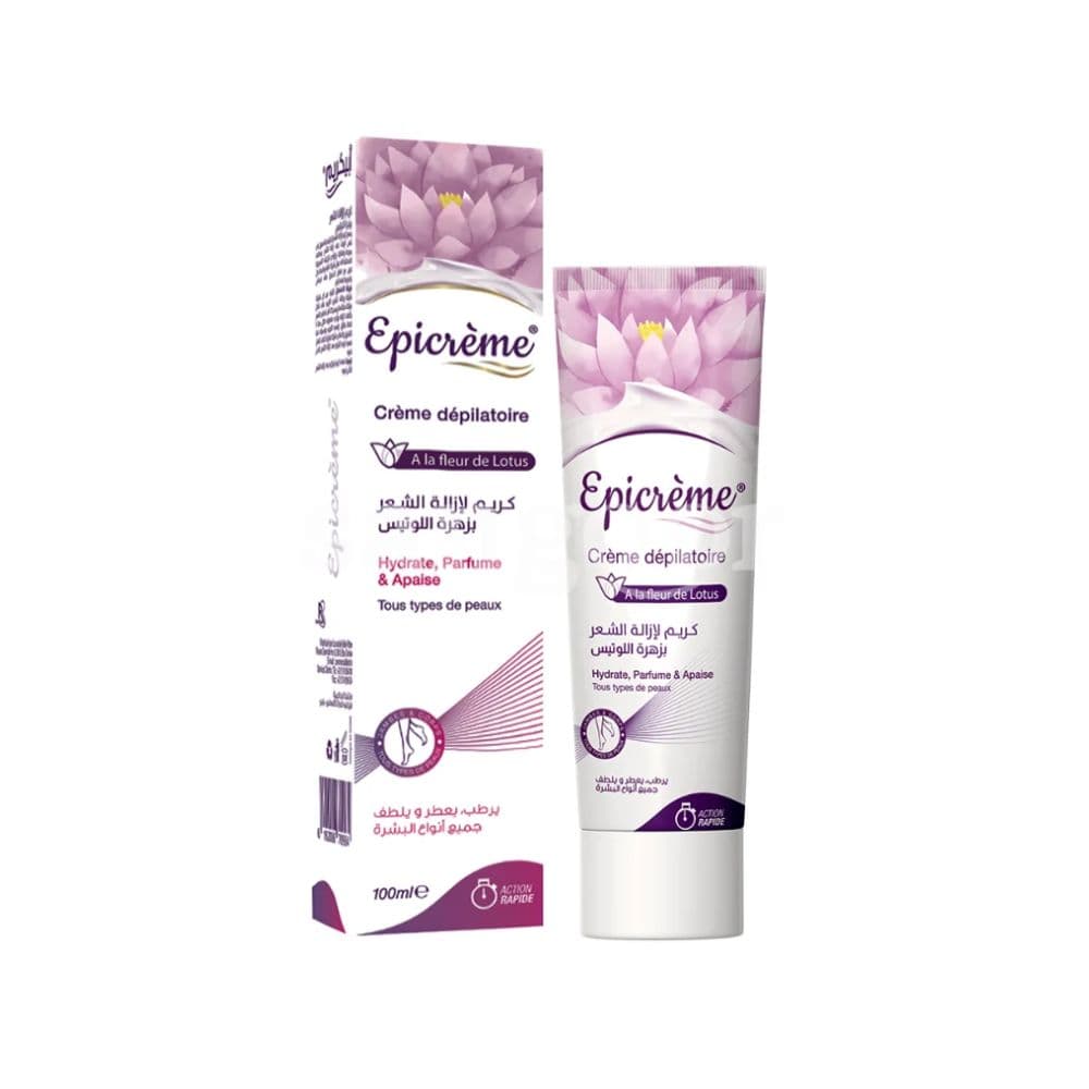 EPICREME CREME DEPILATOIRE 100ML FLEUR DE LOTUS