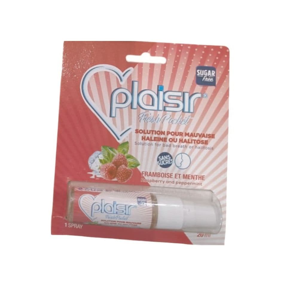 PLAISIR SPRAY MAUVAISE HALEINE FRAMBOISE/MENTHE 20ML
