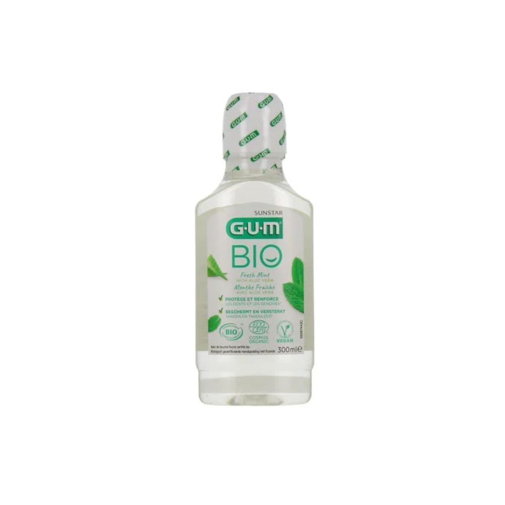 GUM BIO BAIN DE BOUCHE MENTHE FRAICHE AVEC ALOE VERA 300ML