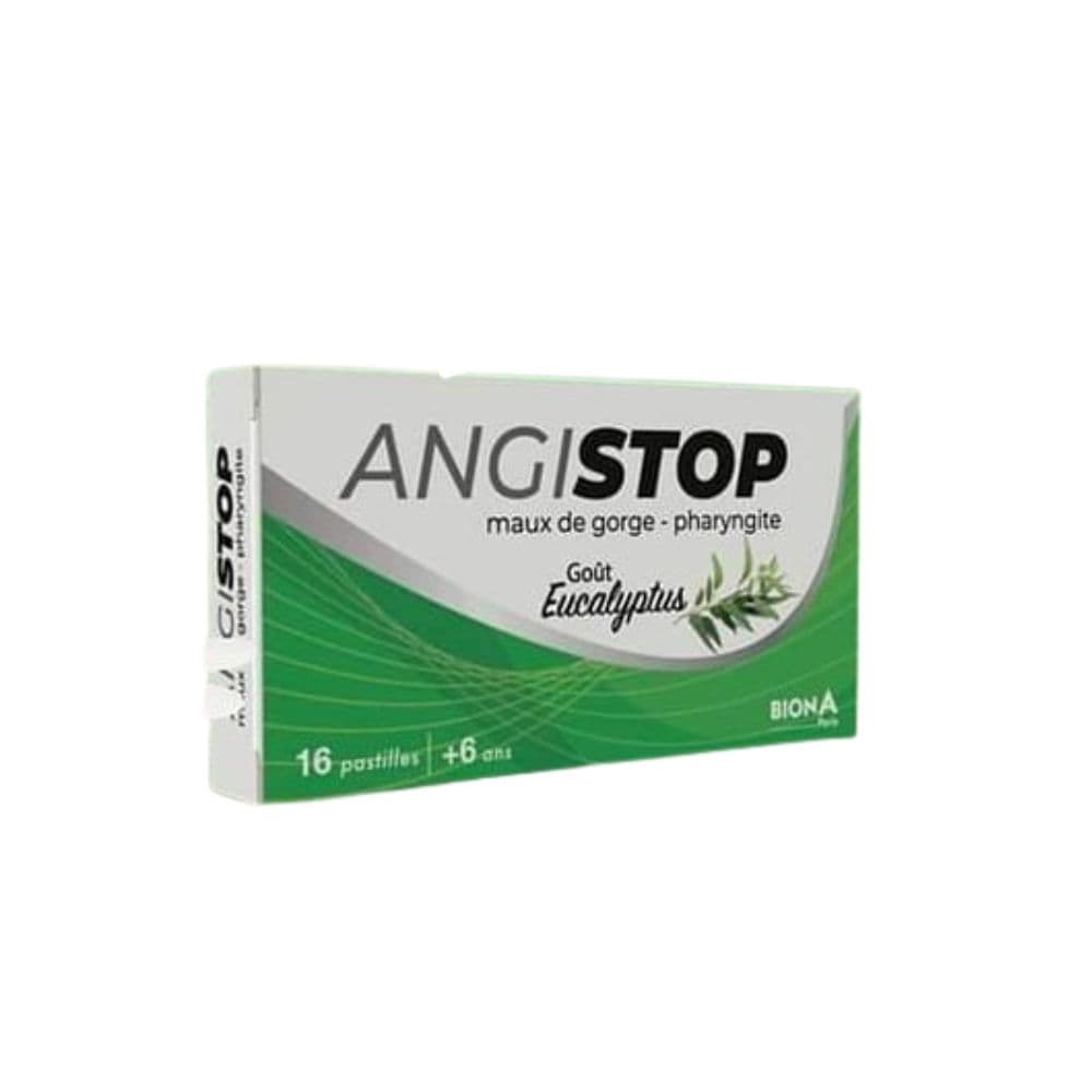 ANGISTOP MAUX DE GORGE EUCALYPTUS PASTILLES B/16