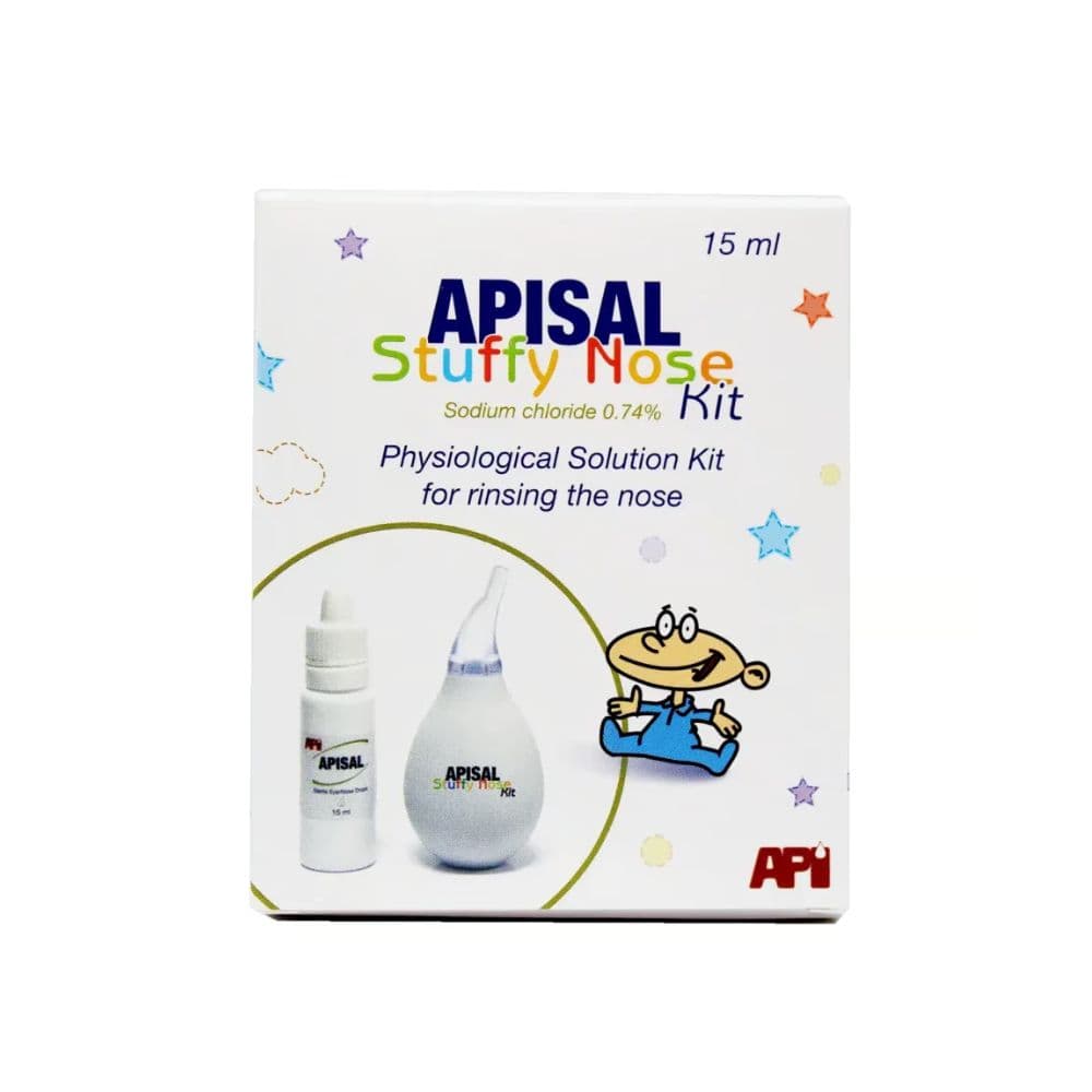 APISAL STUFFY NOSE KIT ( GOUTTES NASALES 15ML + MOUCHE )