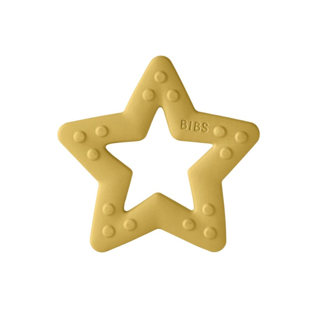 BIBS BABY BITIE STAR MUSTARD 100