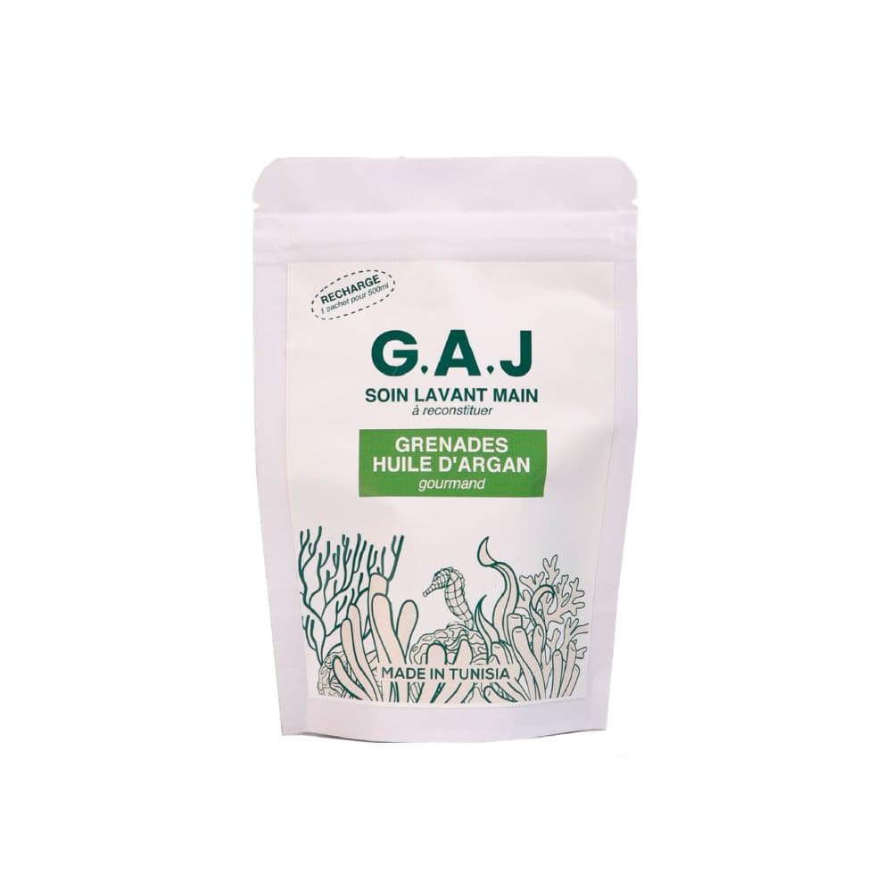 GAJ RECHARGE SOIN LAVANT MAIN GRENADE ARGAN GOURMAND 40G