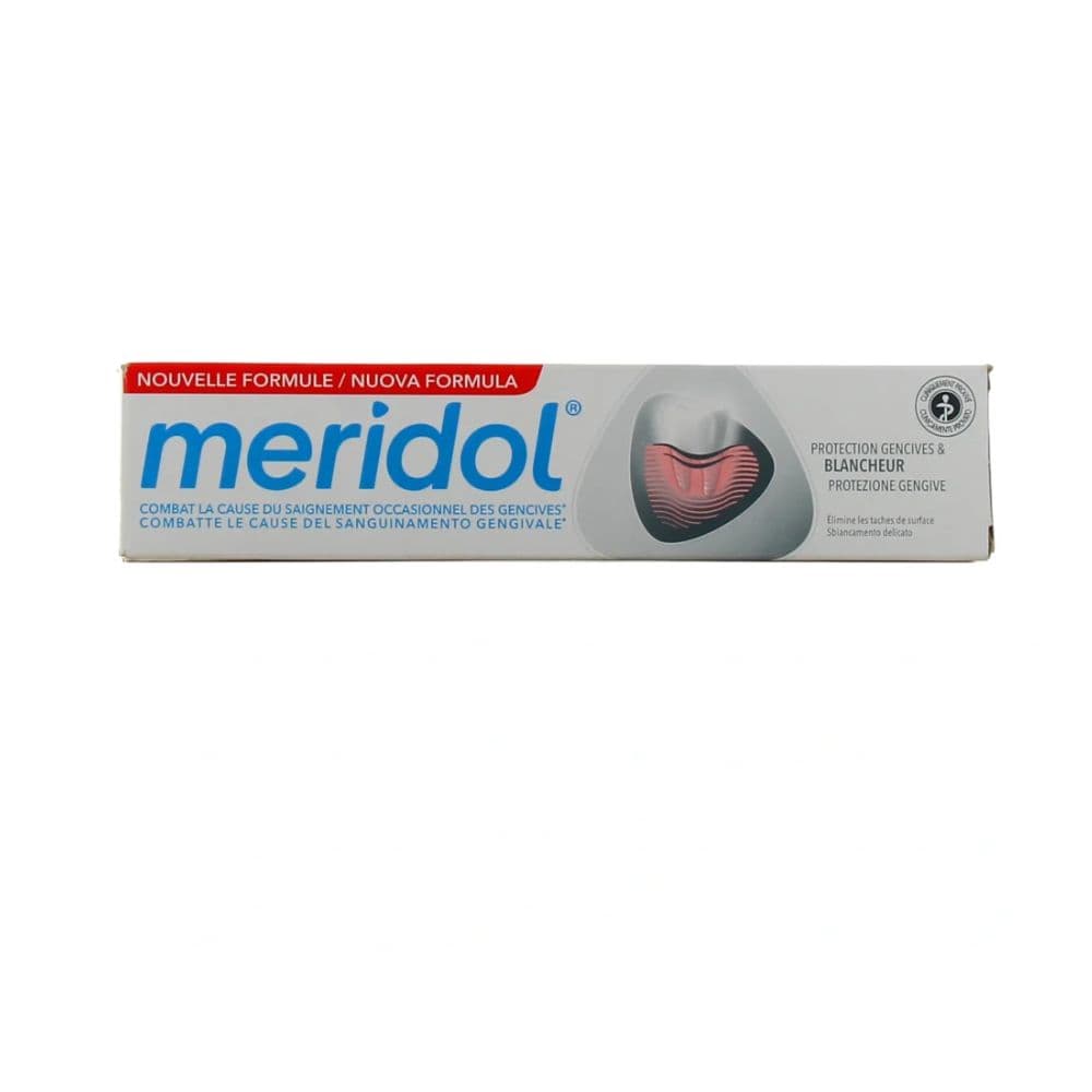 MERIDOL DENTFRICE PROTECTION BLANCHEUR GENCIVES NOUVELLE FORMULE 75ML
