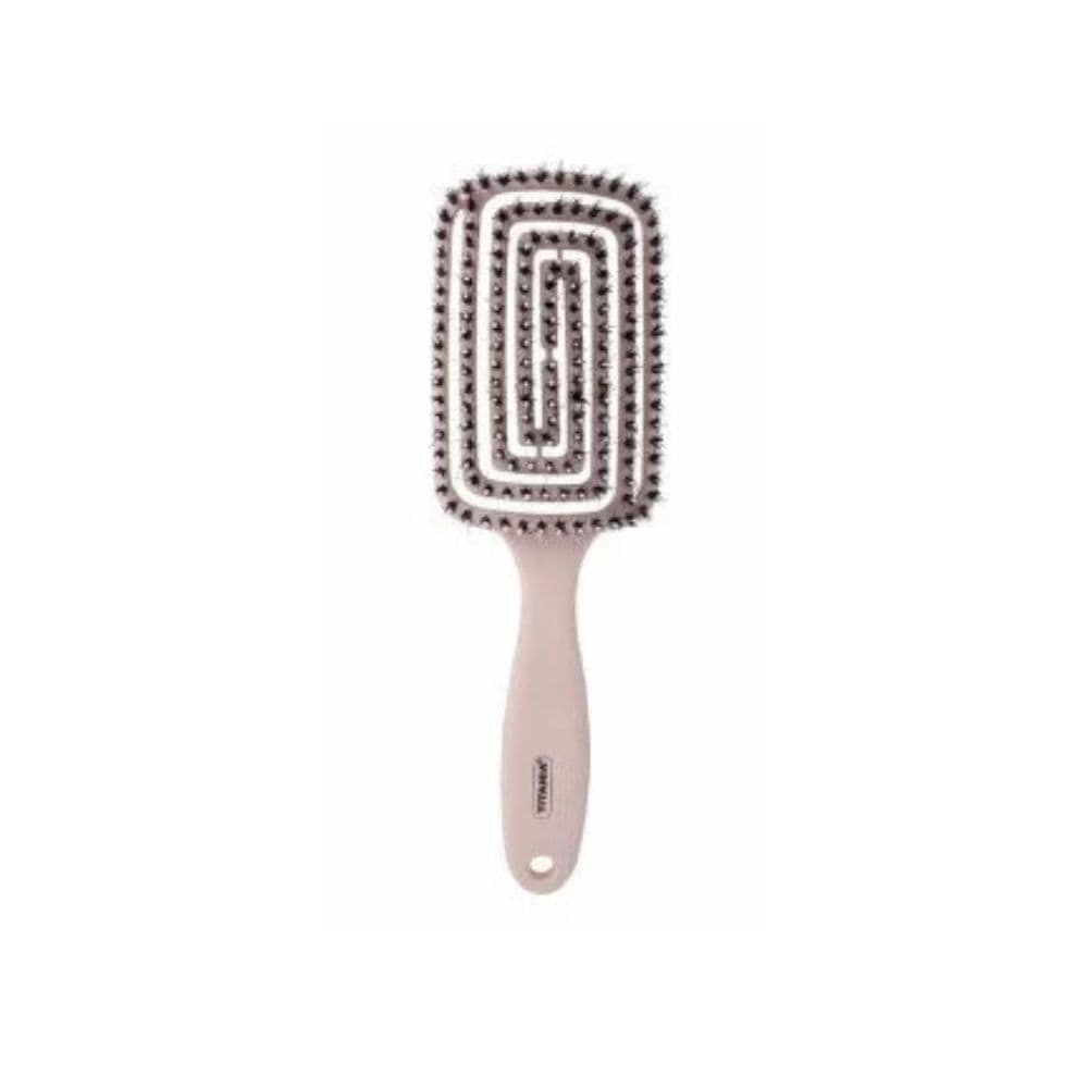 TITANIA BROSSE DEMELANTE FLEXIBLE PLATE AVEC PICOTS ET POILS 2858