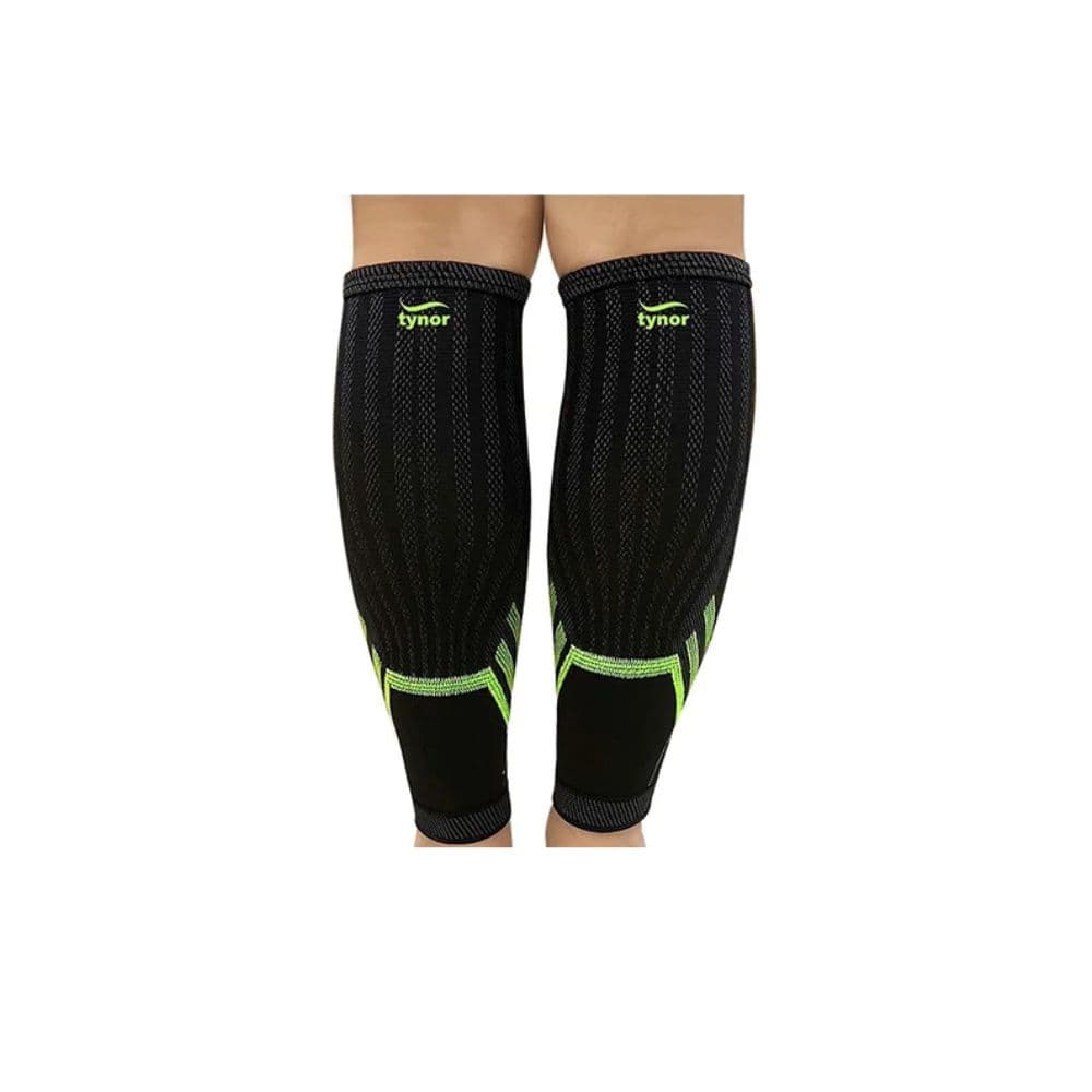 TYNOR SPORT TIBIA/MOLLET SUPP.AIR (PAIR) VERT M / ST702