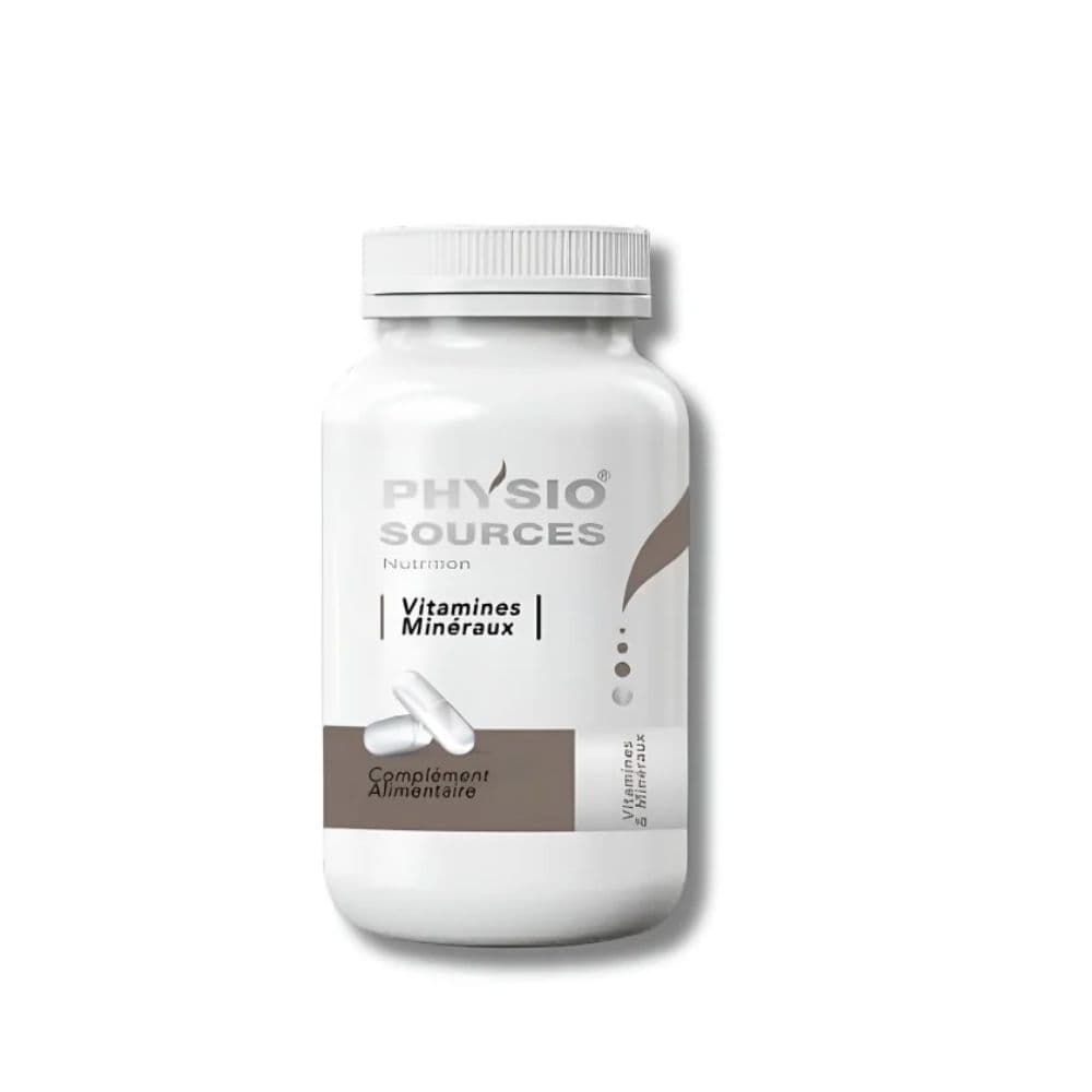 PHYSIO SOURCE – VITAMINES ET MINERAUX 60 GELULES