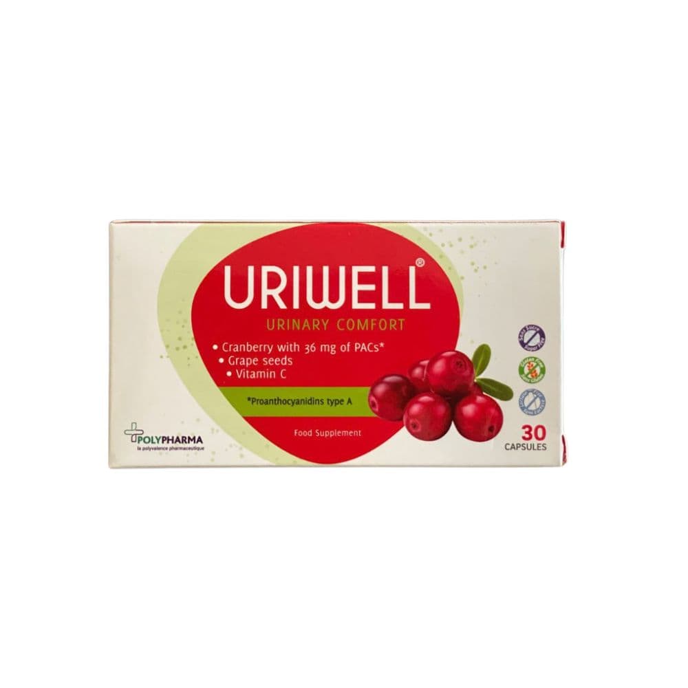 POLYPHARMA URIWELL CONFORT URINAIRE 30 GELULES