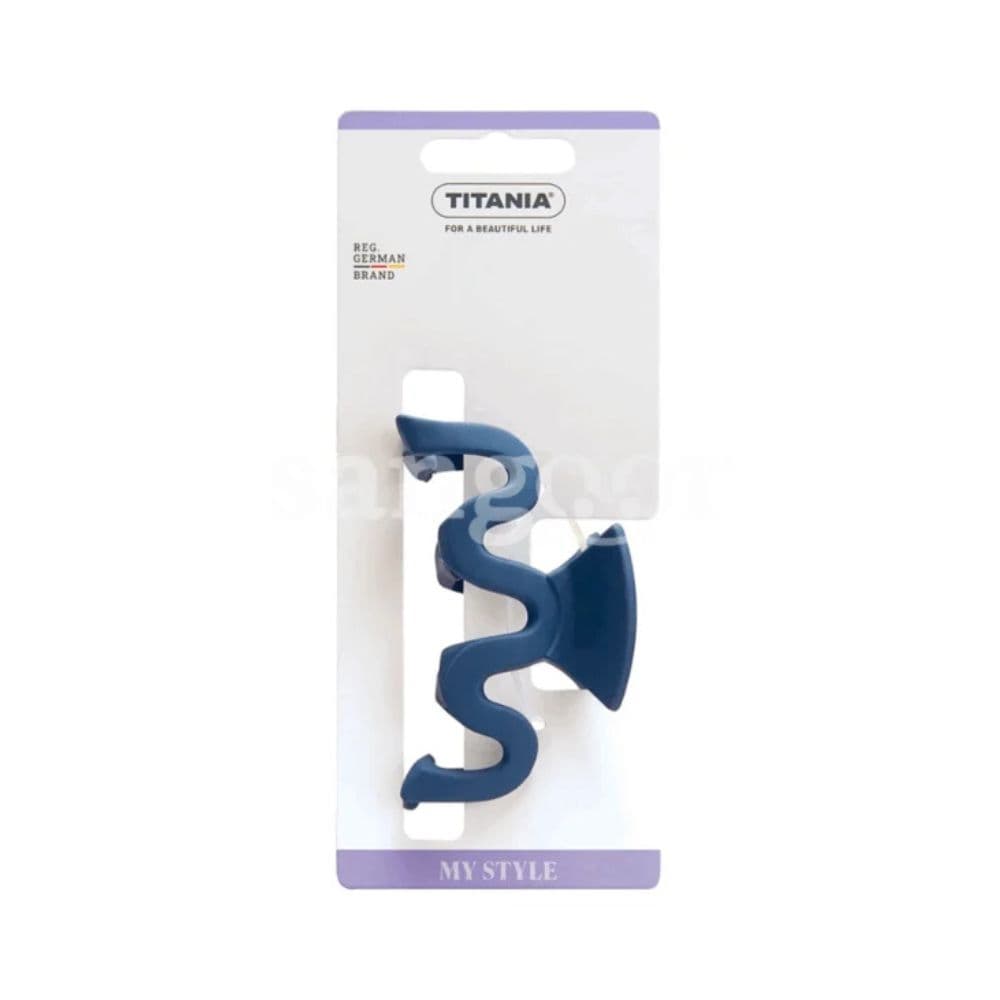 TITANIA PINCES A GRIFFES VAGUE BLEU FONCE 1 PIECES 9CM REF 8205