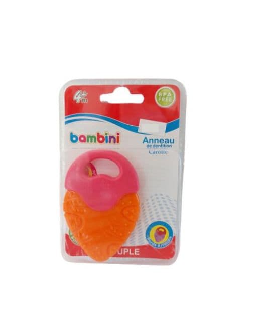 BAMBINI ANNEAU DE DENTITION SOUPLE CAROTTE 475