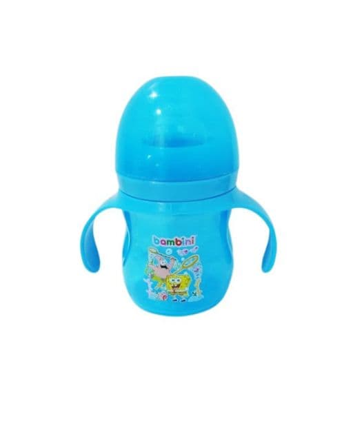 BAMBINI BIB AVEC ANSE 150ML 914 bleu