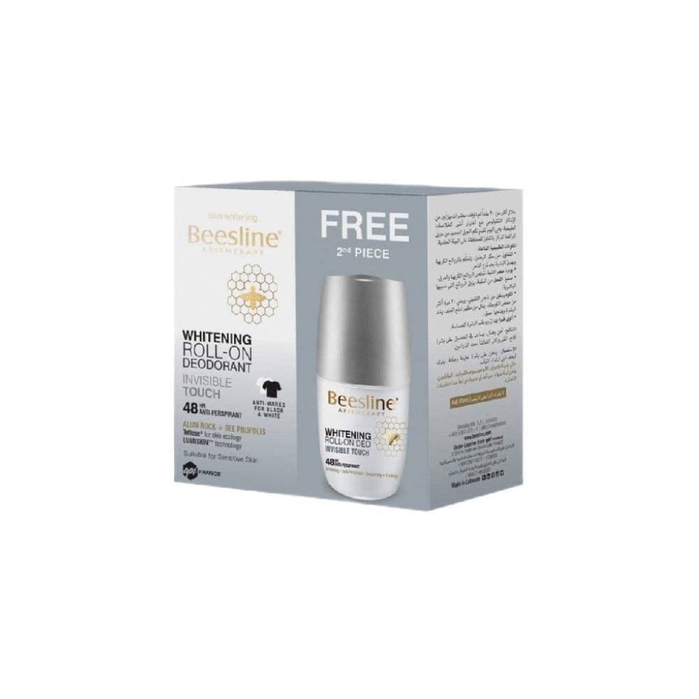 BEESLINE DEO ECLAIR INVISIBLE ROLL-ON 50ML LOT2 1+1 FREE
