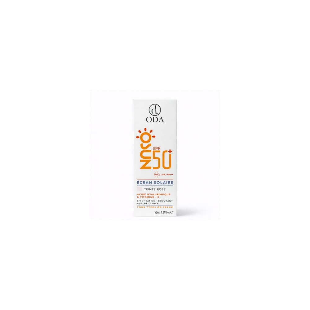 ODA – ECRAN SOLAIRE TEINTE ROSE SPF50+ 50ML