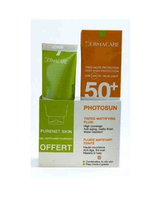 SAYDERMA DUO PHOTOSUN FLUIDE PG 1.5+PURENET GEL NETT OFFERT