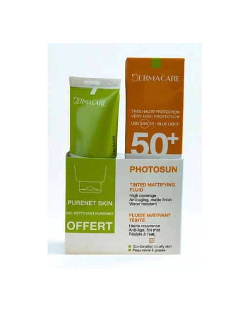 SAYDERMA DUO PHOTOSUN FLUIDE PMG 02+PURENET GEL NETT OFFERT
