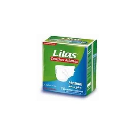Lilas Couches Adultes Confort Protect Medium 15 Pièces