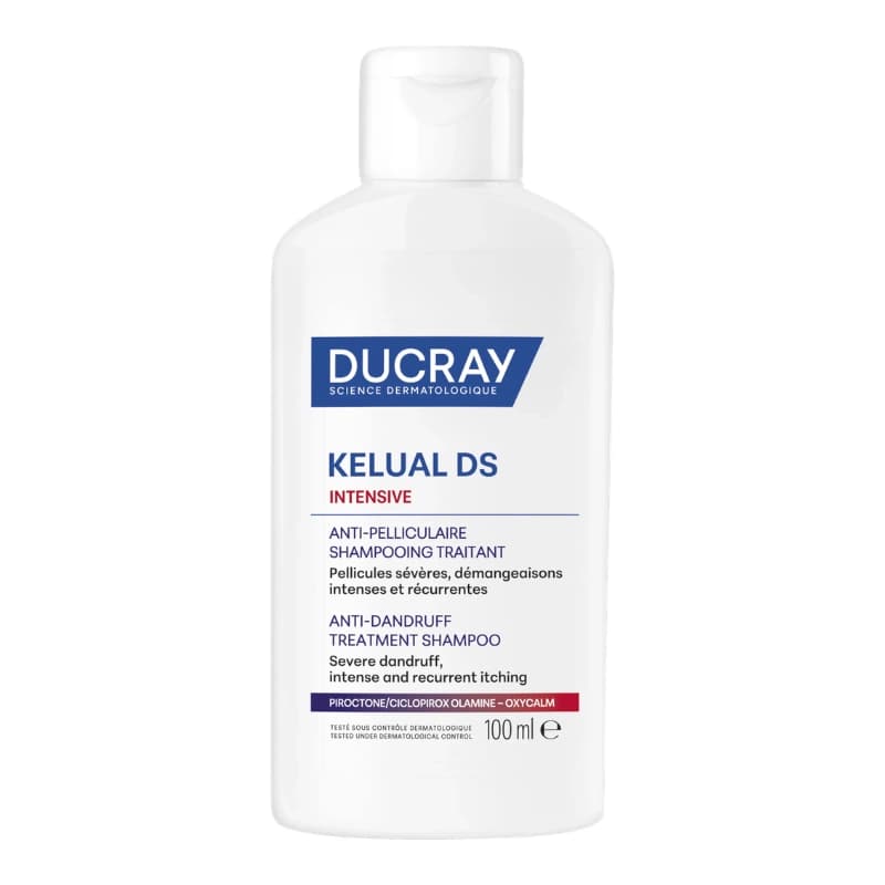 DUCRAY KELUAL DS INTENSIVE SHAMPOOING TRAITANT ANTI PELLICULAIRE 100ML