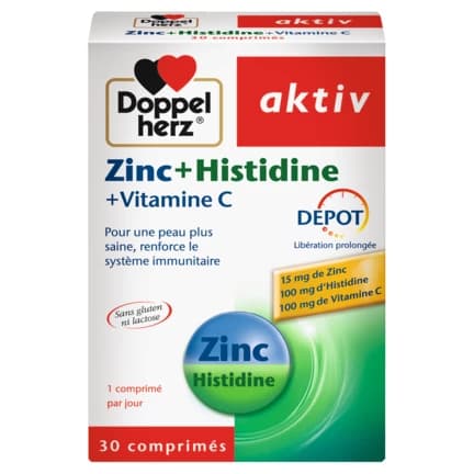 DOPPEL HERZ ZINC + HISTIDINE + VITAMINE C