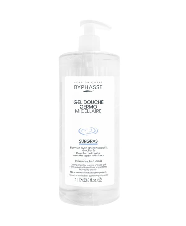 BYPHASSE GEL DOUCHE DERMO MICELLAIRE SURGAS