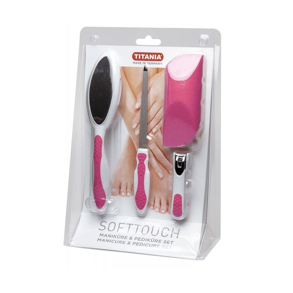 TITANIA SET PEDICURE SOFTTOUCHE 4 PIECES
