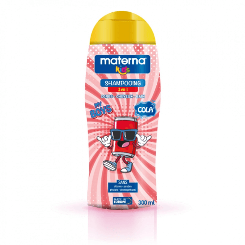 MATERNA KIDS SHAMPOOING 3E1 BOYS COLA 300ML