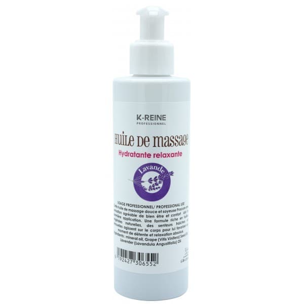 K-REINE HUILE DE MASSAGE HYDRATANTE RELAXANTE LAVANDE 200ML