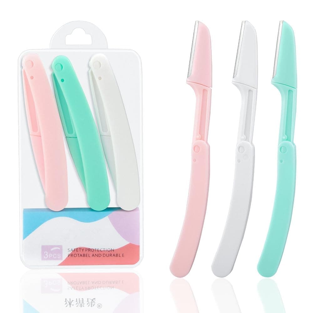INAC BEAUTY EYEBROW TRIMMING KNIFE 3-PIECE