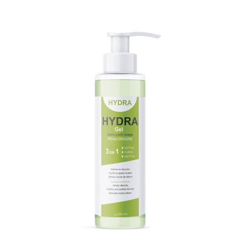 HYDRA GEL NETTOYANT VISAGE PEAU GRASSE 230ML