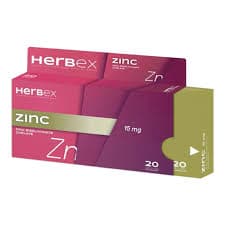 HERBEX ZINC 15MG B/20