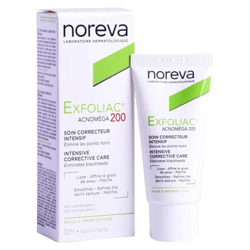 NOREVA EXFOLIAC ACNOMEGA 200 PEAUX A IMPERFECTIONS 30ML