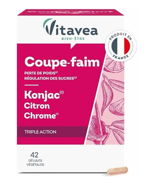 VITAVEA COUPE-FAIM KONJAC CITRON B/42