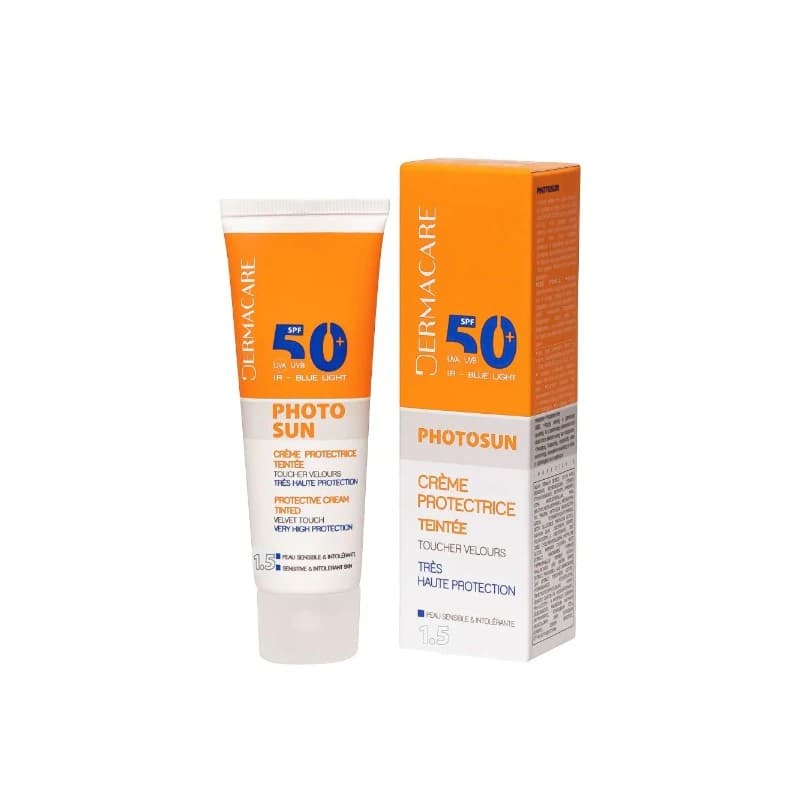 DERMACARE PHOTOSUN CREME SOLAIRE TEINTEE 1.5 PEAU NORMALE A SECHE 50ML